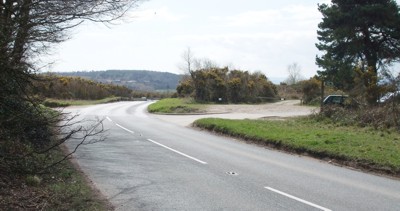 Apporaching car park