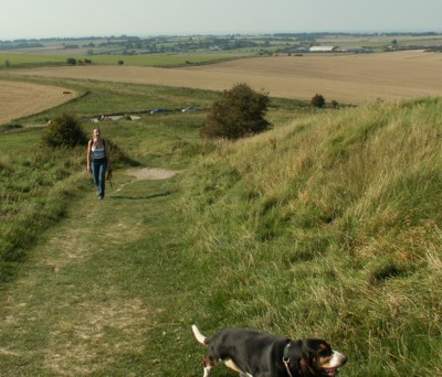 Sarah wwith hounds